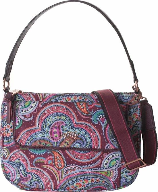 Begroting ๐ฅ Oilily Helena Paisley M Flat Shoulder Bag Port ๐ 3 Begroting ๐ฅ Oilily Helena Paisley M Flat Shoulder Bag Port ๐