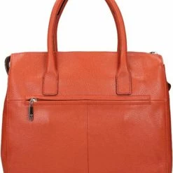 Coupon 🎁 Gigi Fratelli Medium Schoudertas / Crossbody Tas Dames - Leer - Romance - Oranje 😉 -Tassen-dames Winkel 550x673 3