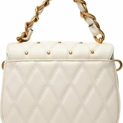 Beste Pirce ✔️ Guess Triana Flap Shoulder Bag Dames Schoudertas - Ivory 🌟 -Tassen-dames Winkel 550x674 2