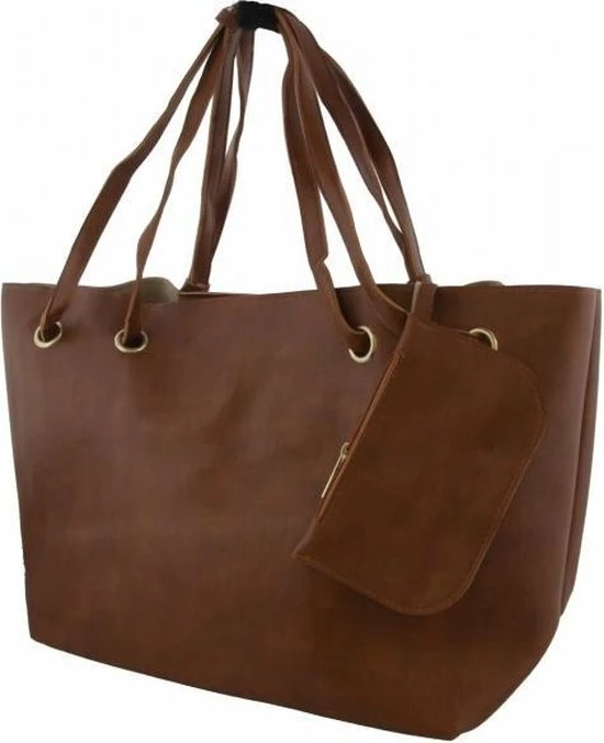 Gloednieuw π Hobby Fans Luxe Handtas/Schoudertas Dames - Met Stevig Hengsel, Rits En Extra Portomonneetje - Tassen - Schoudertassen/Handtassen Vrouw - Van Hoogwaardig PU Leer - Werktas - Bruin 50x30x16cm π 3 Gloednieuw π Hobby Fans Luxe Handtas/Schoudertas Dames - Met Stevig Hengsel, Rits En Extra Portomonneetje - Tassen - Schoudertassen/Handtassen Vrouw - Van Hoogwaardig PU Leer - Werktas - Bruin 50x30x16cm π