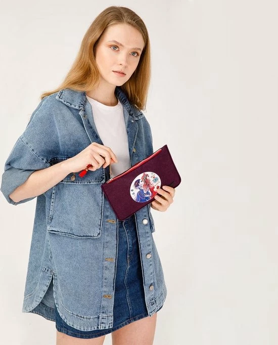 Hete verkoop π₯° BiggDesign Boze Oog Clutch Dames - Handtas - Handtasje - Portemonnee Dames- 24 Cm - Paars π 13 Hete verkoop π₯° BiggDesign Boze Oog Clutch Dames - Handtas - Handtasje - Portemonnee Dames- 24 Cm - Paars π - Afbeelding 11