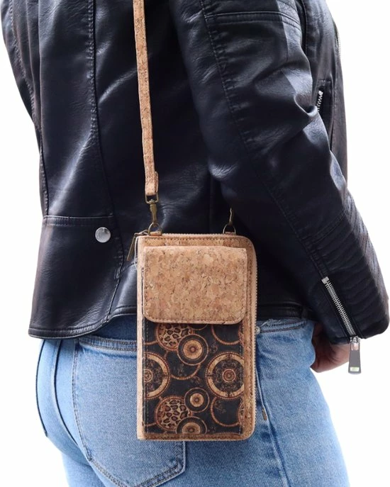 Goedkoopste π Geen Merk Aanduiding VIQRI - Compact Telefoontasje - Dames Portemonnee Tas - RFID Anti Skim - Dames Tas - Portemonnee - Leer - Kurk - Dames - Cadeau - Bruin - Zwart - Print - Metaal - Crossbody π 7 Goedkoopste π Geen Merk Aanduiding VIQRI - Compact Telefoontasje - Dames Portemonnee Tas - RFID Anti Skim - Dames Tas - Portemonnee - Leer - Kurk - Dames - Cadeau - Bruin - Zwart - Print - Metaal - Crossbody π - Afbeelding 5