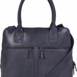 Gloednieuw 🥰 DSTRCT Fletcher Street Dames Laptoptas - Grey 🥰