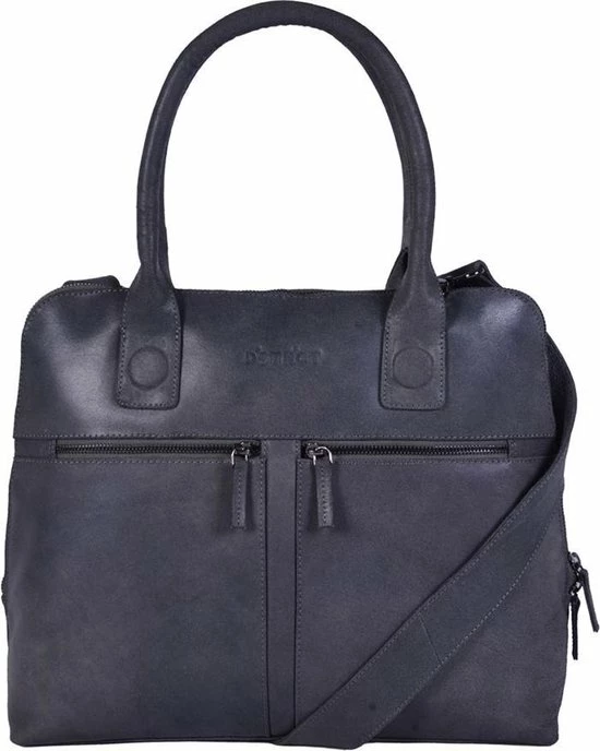 Gloednieuw 🥰 DSTRCT Fletcher Street Dames Laptoptas - Grey 🥰 3 Gloednieuw 🥰 DSTRCT Fletcher Street Dames Laptoptas - Grey 🥰