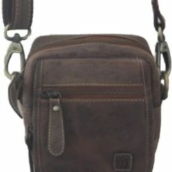 Groothandel 😀 OI Riemtasje / Crossbodybag / Schoudertasje Bruin Hunter 314H ✨ -Tassen-dames Winkel 550x692 3