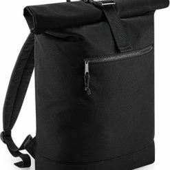 Beste Pirce ✔️ Bagbase Recycled Roll-Top Rugzak (Zwart) 💯