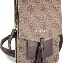 Beste Pirce ⭐ Guess Collection 7 Inch Heuptas - Bruin - 4G Wallet Bag 🌟