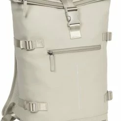Flash-uitverkoop ⭐ New Rebels® William - Rugtas - Beige - Waterafstotend - Roll-top - 15.615141312108 - 16L - 29x13x45cm - Rugzak / 🎒 Backpack 🧨