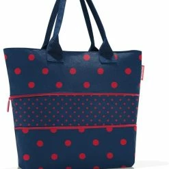Goedkoopste 🔔 Reisenthel Shopper E1 Shopper Schoudertas - 12L - Mixed Dots Red Rood 🥰 -Tassen-dames Winkel 550x696