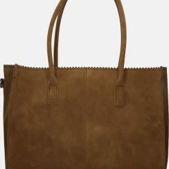 Uitgang 🥰 Zebra Trends Shopper - Camel ⌛ -Tassen-dames Winkel 550x696 6
