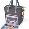 Kopen ⭐ Luxja Zak Voor Wol, Tas, Breien, Haakzakken Voor Onvoltooide Projecten, Haaknaalden En Andere Accessoires (geen Accessoires Inbegrepen), Grijs 😉 -Tassen-dames Winkel 550x699 1