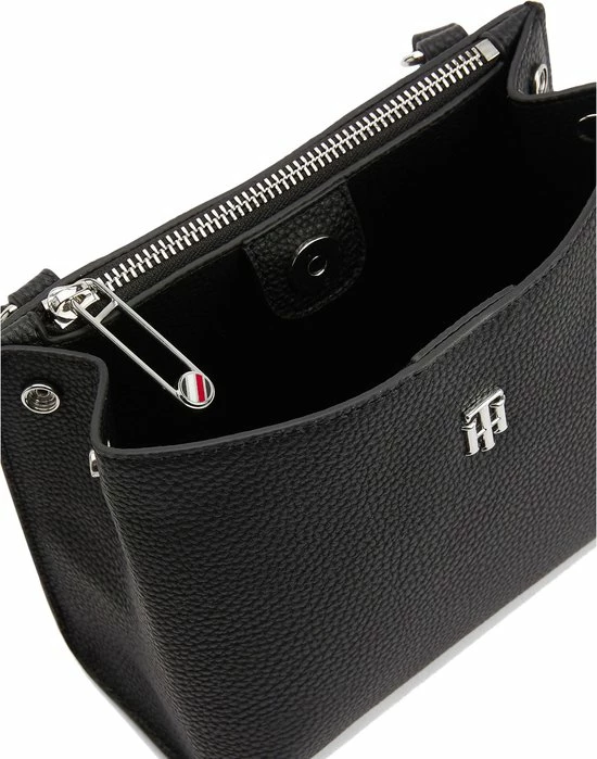 Hete verkoop βοΈ Tommy Hilfiger Element Dames Crossbody Tas Kunstleer - Zwart π 5 Hete verkoop βοΈ Tommy Hilfiger Element Dames Crossbody Tas Kunstleer - Zwart π - Afbeelding 3