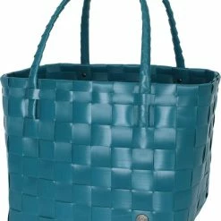 Flash-uitverkoop 👏 Handed By Paris - Shopper - Pauwgroen 🎉