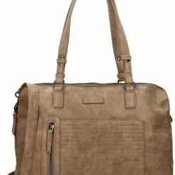 Kopen 🔔 Enrico Benetti Alice 66632 Schoudertas Met Tabletvak - Licht Taupe 🌟