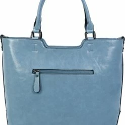 Aanbiedingen ⭐ Merkloos Ines Delaure - Dames Schoudertas - Handtas - Schooltas - Werktas - Shopper - Geschikt Voor A4 Schriften - Ciel ✔️ -Tassen-dames Winkel 550x715 1