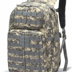 Korting ⭐ Merkloos Tactische Rugzak Militaire - Leger Outdoor Bag Rugzak Mannen - Camping Tactische Rugzak Wandelen Sport - Duidelijke Klassieke Stijl 👏