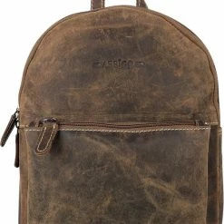 Begroting 💯 Arrigo - Rugzak Dames Klein Leer - Leren Rugzak - Buffelleer - Cognac ⭐