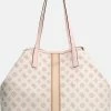Goedkoop 🎉 Guess Vikky Shopper L Cream Logo Multi 🛒 -Tassen-dames Winkel 550x718 5