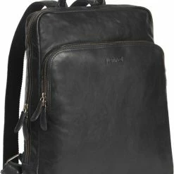 Beste deal 🔥 Justified Bags® Everest Leren Laptop Rugtas Zwart 🤩