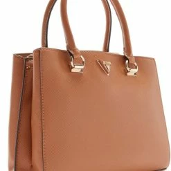 Uitgang 🔥 GUESS Alexie Dames Crossbody TasHandtas Kunstleer - Bruin 🤩 -Tassen-dames Winkel 550x731 4