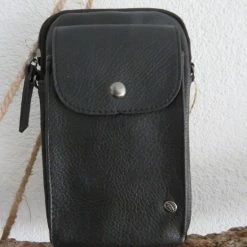 Goedkoop 👏 Ook Leuk Schoudertasje/portemonnee (zwart) 🔥