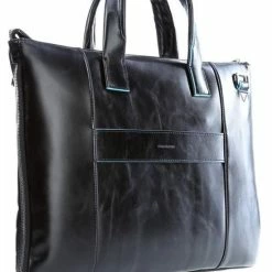 Promo ❤️ Piquadro Blue Square Expandable Slim Computer Bag 15.6 Black ✨ -Tassen-dames Winkel 550x738 1