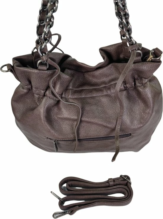 Uitgang β Mandoline 100% Vegan Handtas Taupe π₯° 5 Uitgang β Mandoline 100% Vegan Handtas Taupe π₯° - Afbeelding 3