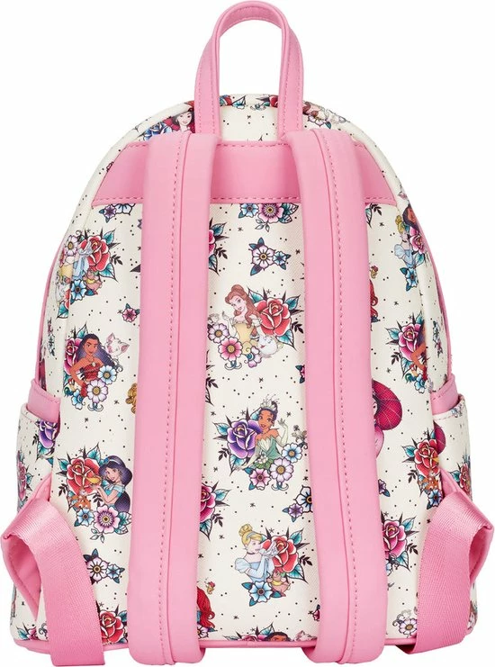 Nieuw 💯 Disney Loungefly Rugtas Princess Tattoo ✨ 4 Nieuw 💯 Disney Loungefly Rugtas Princess Tattoo ✨ - Afbeelding 2