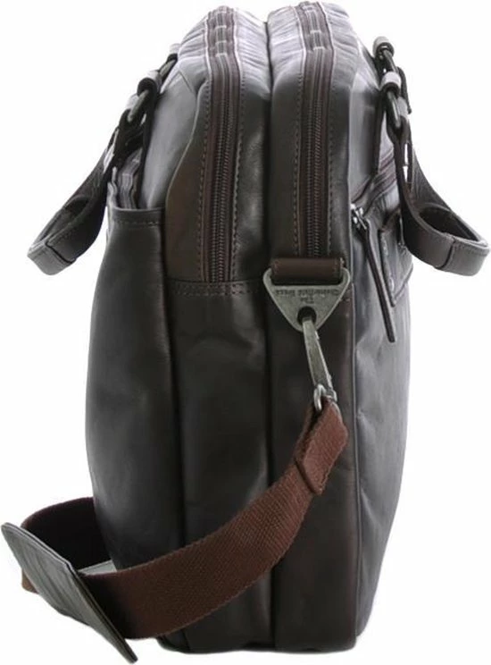 Nieuw ✨ Chesterfield Rob Laptoptas 15" Schoudertas Brown ⭐ 4 Nieuw ✨ Chesterfield Rob Laptoptas 15" Schoudertas Brown ⭐ - Afbeelding 2