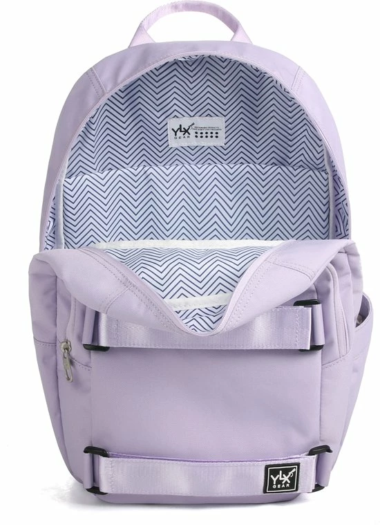 Aanbiedingen 🔔 YLX Travel Gear YLX Aster Rugzak. Pastel Lila, Paars. Recyceld Rpet Materiaal. Gerecyclede Plastic Flessen. Eco Friendly. 15" Laptop Sleeve. Volwassenen - Tieners - Middelbare Scholieren. Vrouwen - Dames - Meisjes. 🎒 Backpack - Rugzak - Schooltas 🔔 6 Aanbiedingen 🔔 YLX Travel Gear YLX Aster Rugzak. Pastel Lila, Paars. Recyceld Rpet Materiaal. Gerecyclede Plastic Flessen. Eco Friendly. 15" Laptop Sleeve. Volwassenen - Tieners - Middelbare Scholieren. Vrouwen - Dames - Meisjes. 🎒 Backpack - Rugzak - Schooltas 🔔 - Afbeelding 4