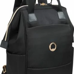 Korting 😉 Delsey Montrouge Rugzak - 13.3 Inch Laptopvak - Zwart 🎁 -Tassen-dames Winkel 550x761