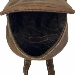 Begroting 💯 Arrigo - Rugzak Dames Klein Leer - Leren Rugzak - Buffelleer - Cognac ⭐ -Tassen-dames Winkel 550x761 4