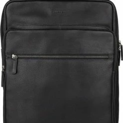 Gloednieuw 🔔 Burkely Antique Avery Unisex Rugzak Rits 15.6'' - Zwart 👏