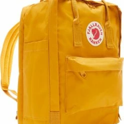 Flash-uitverkoop 🤩 Fjallraven Kånken Laptoprugzak 15 Inch - Ochre ✨ -Tassen-dames Winkel 550x771 3