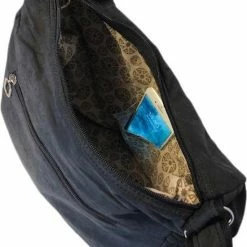 Beste recensies van ⭐ THL Design – Dames Schoudertas – Suèdine / Stoffen Tas – Lichtgewicht – Veel Vakken – Zwart 🔥 -Tassen-dames Winkel 550x772 1