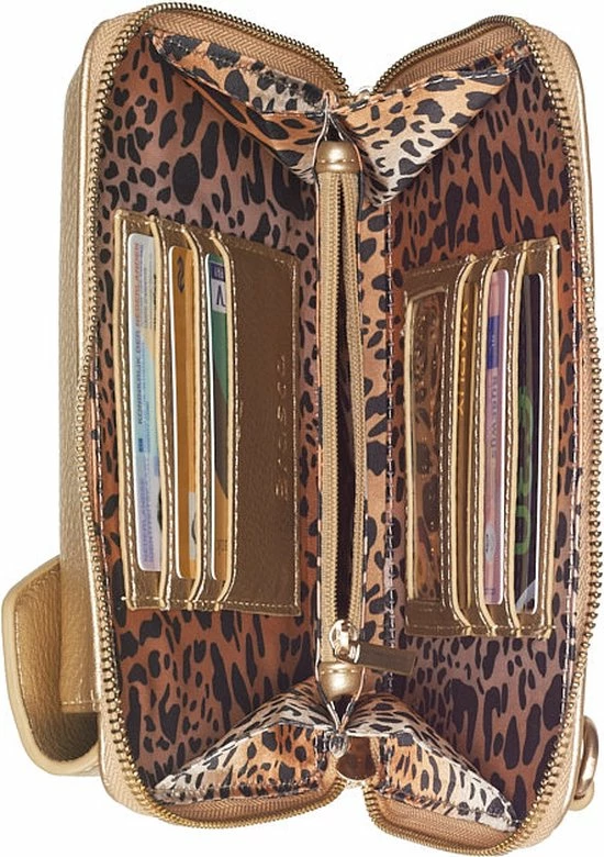 Beste deal π Chabo Bags & More Brasca Telefoontasje - Portemonnee - Crossbody - Imitatieleer -Goud π 5 Beste deal π Chabo Bags & More Brasca Telefoontasje - Portemonnee - Crossbody - Imitatieleer -Goud π - Afbeelding 3