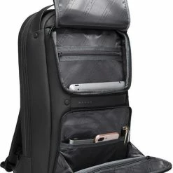 Uitgang 🔔 Bange Rugtas - 15,6 Inch - Laptop Rugzak - USB-aansluiting - Waterafstotend - Zwart - Incl. Smart Thermosfles 🛒 -Tassen-dames Winkel 550x789 1