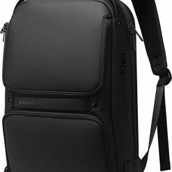 Uitgang 🔔 Bange Rugtas - 15,6 Inch - Laptop Rugzak - USB-aansluiting - Waterafstotend - Zwart - Incl. Smart Thermosfles 🛒 -Tassen-dames Winkel 550x791 3