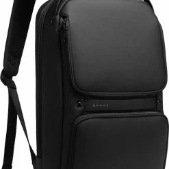 Uitgang 🔔 Bange Rugtas - 15,6 Inch - Laptop Rugzak - USB-aansluiting - Waterafstotend - Zwart - Incl. Smart Thermosfles 🛒 -Tassen-dames Winkel 550x806 2