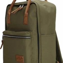 Korting 👍 Enrico Benetti Rugzak Santiago 46161 Rugtas Met 15" Laptopvak - Olijf Groen 🥰 -Tassen-dames Winkel 550x808 4