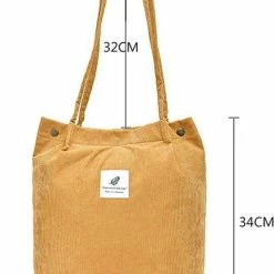 Goedkoopste π Safuna π Handbag - Corduroy Shopping Bag - Canvas Cloth Shoulder Bag - Eco Grocery Totes π 12 Goedkoopste π Safuna π Handbag - Corduroy Shopping Bag - Canvas Cloth Shoulder Bag - Eco Grocery Totes π -Tassen-dames Winkel 550x822 5