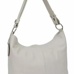 Goedkoopste ✔️ AmbraModa GL005 - Dames Lederen Handtas Schoudertas Crossbodytas Hobo Tas Gebroken Wit 👏