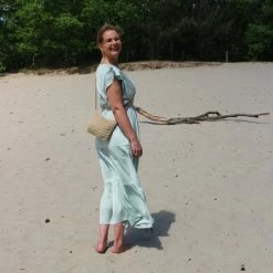 Nieuw 😀 BAYUXX Bags Bali - Gehaakte Tas - Model Pina Go Bali - Handmade In Bali - Dames - Cross Body - Beige - Duurzaam ✨ -Tassen-dames Winkel 550x824 4