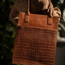 Beste recensies van 👍 DSTRCT Limited Croco Shopper Laptoptas Cognac 🔥 -Tassen-dames Winkel 550x824 6