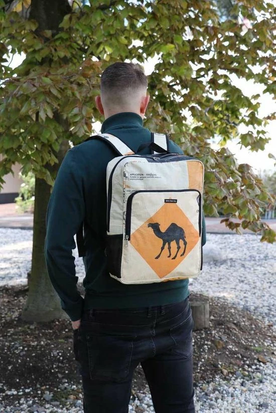 Top 10 😀 MoreThanHip Laptop Rugzak 15,6 Inch - Gerecyclede Cementzakken - Kameel Oranje ⭐ 21 Top 10 😀 MoreThanHip Laptop Rugzak 15,6 Inch - Gerecyclede Cementzakken - Kameel Oranje ⭐ - Afbeelding 19