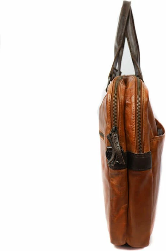 Beste deal 😀 Bear Design Leandro Leren Laptoptas - 15 Inch - Cognac / Bruin ❤️ 10 Beste deal 😀 Bear Design Leandro Leren Laptoptas - 15 Inch - Cognac / Bruin ❤️ - Afbeelding 8