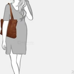 Flash-uitverkoop 🌟 Bear Design Jilike Leren Shopper / Schoudertas - Cognac 👍 -Tassen-dames Winkel 550x833 3