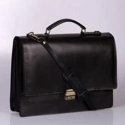 Hete verkoop 🧨 Viabologna Aktetas Zurich Leer - Zwart 😍